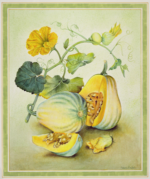 Golden Pumpkins, 1990 (w/c on paper)