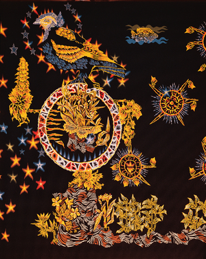 L'Homme en Gloire dans la Paix, from 'Le Chant du Monde', 1958 (tapestry) (detail of 196255)