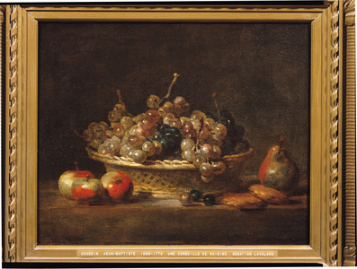 Basket of Grapes, 1765 (oil on canvas)