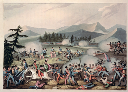 Battle of Barrosa, 5th March, 1811, etched by I. Clarke, aquatinted by M. Dubourg, 1811 (aquatint)