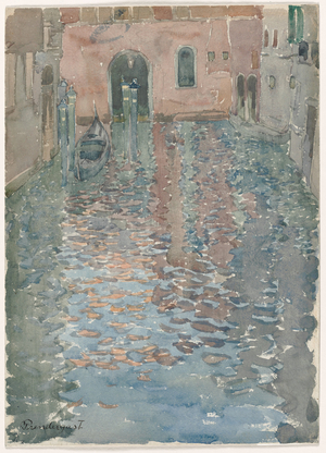 Venetian Canals, c.1898 (w/c)