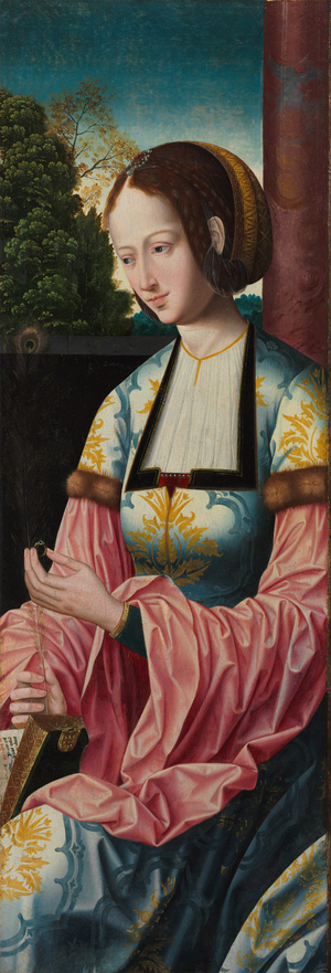 Saint Barbara, c.1520 (tempera on wood panel)