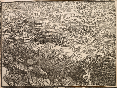 The Submersion of Pharaoh's Army in the Red Sea, 1514-15(printed 1549) (woodcut)