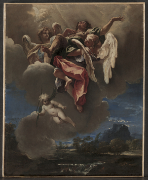 Study for "An Apotheosis of a Saint" (for San Bernardino dei Morti, Milan), c.1695 (oil on canvas)
