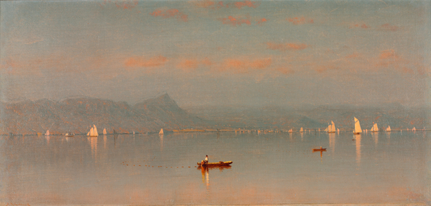Haverstraw Bay, 1868 (oil on canvas)