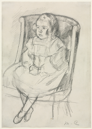 Simone Seated, c. 1903 (graphite)