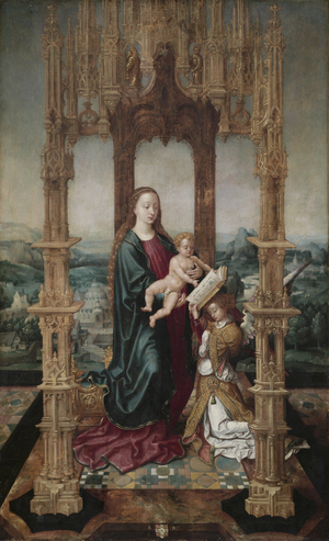 Virgin and Child under a Canopy, 1520s (oil on wood panel)