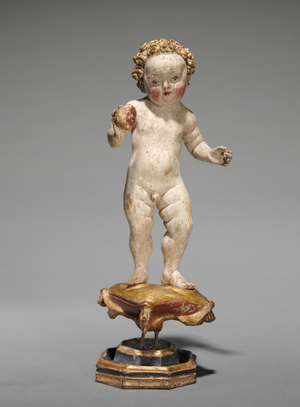 The Christ Child Holding a Pomegranate, c. 1510 (painted wood)