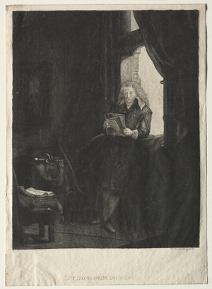 Portrait of Jan Six (etching)