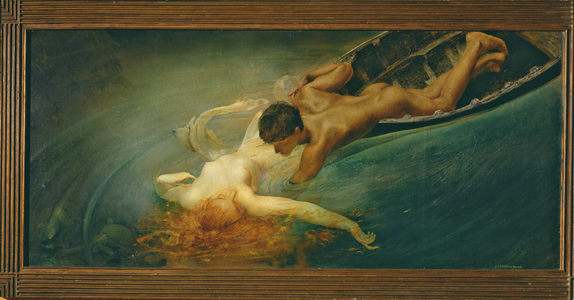 The Siren (Green Abyss) 1893 (oil on canvas)