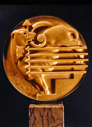 Cave Canem, 1918 (marble)