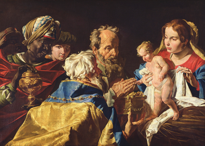 Adoration of the Magi (oil on canvas)
