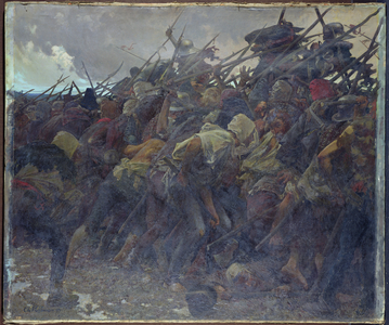 The Beggars, 1899 (oil on canvas)