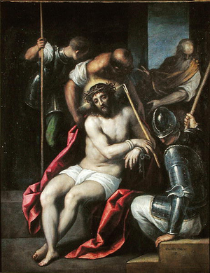 The Crowning with Thorns, before 1624 (oil on canvas)