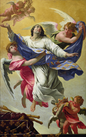 Apotheosis of St. Louis, 1639-42 (oil on canvas)