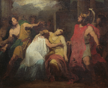 Study for the Death of Lucretia (oil on canvas)