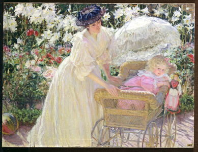 Roses and Lilies, 1897 (oil on canvas)
