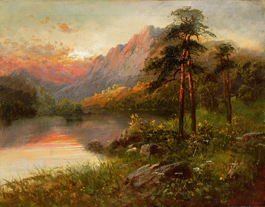 Highland Solitude (oil on canvas)