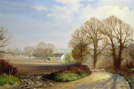 March Morning (oil on canvas)