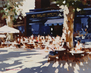 Summer Light, Aix (w/c on paper)