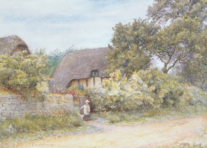 A Gloucestershire Cottage (w/c on paper)