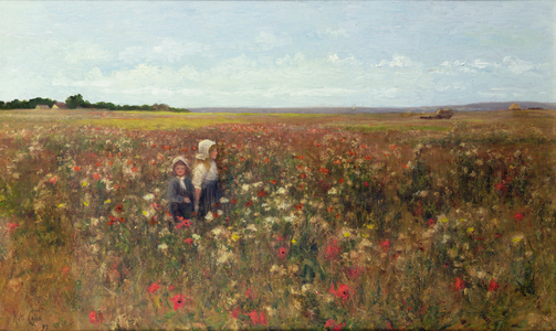 The Poppyfield, 1897 (oil on canvas)