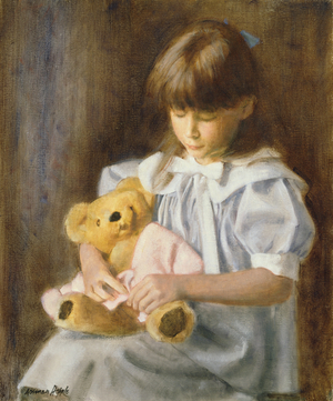 Teddy (oil on canvas)