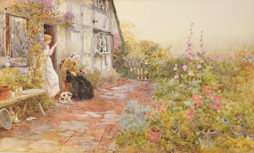 Grandmother, 1894 (w/c on paper)