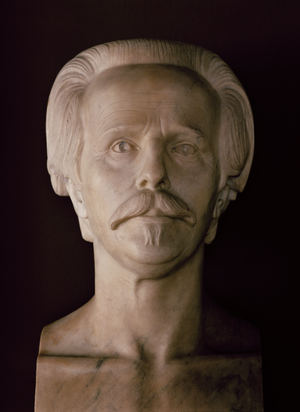 Bust of Karl May (marble)