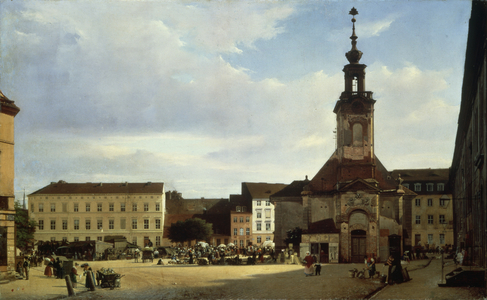 Spittelmarkt (oil on canvas)