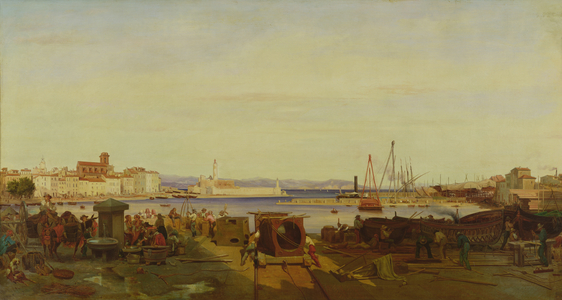The Port of La Ciotat (oil on canvas)
