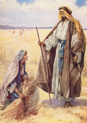 Boaz The Kind Farmer (colour litho)