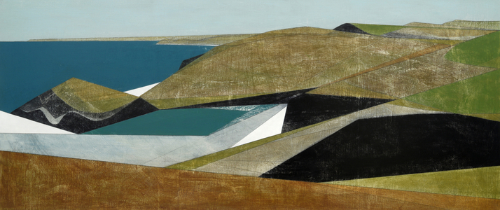 Harbour Coast 24, 2014 (acrylic on plywood)