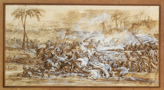 La bataille des Pyramides, Napoleon resta vainceur …