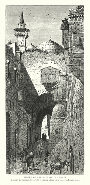 Street of the Gate of the Chain (engraving)