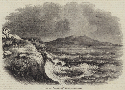 View of the "Conquer" Hill, Clontarf (engraving)
