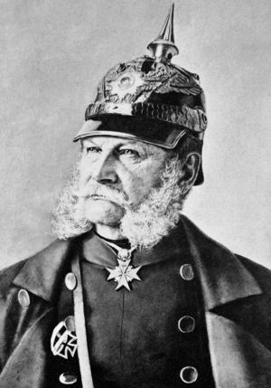 Emperor Wilhelm I (b/w photo)