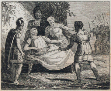 Death of Cicero, 43 BC (engraving)