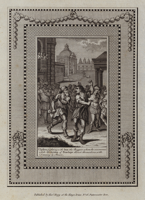 Illustration for Homer's Odyssey (engraving)