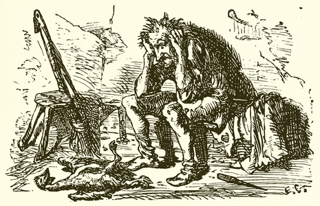 The Man and his Goose (engraving)