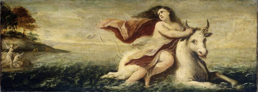 Rape of Europa, 1550-1599 (oil on canvas)