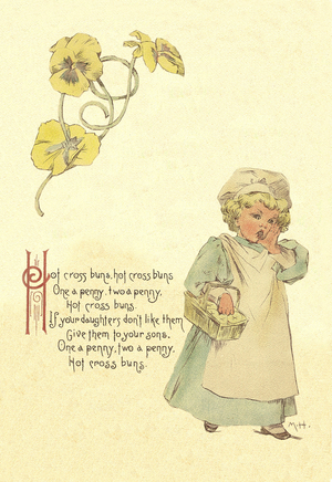 Hot Cross Buns, 1891 (litho)
