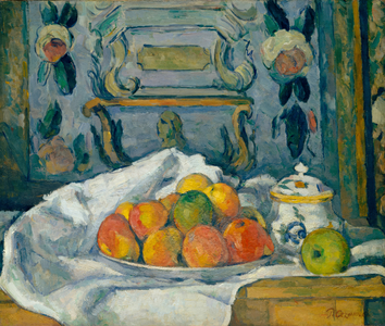 Dish of Apples, c.1876-77 (oil on canvas)