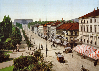 Carl Johan's Gade with Grand Hotel