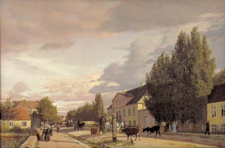 Morning View of Østerbro, 1836 (oil on canvas) 
