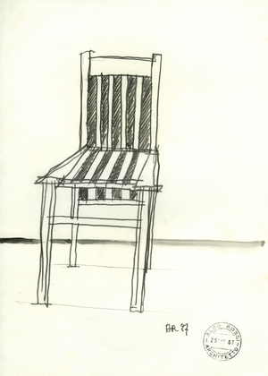 Untitled, 1987 (watercolor and black pencil on paper)