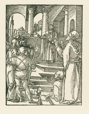 Christ before Pilate, c.1508-09 (woodcut)