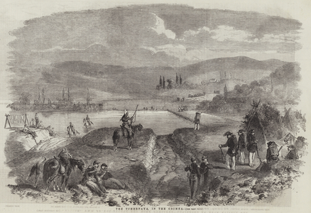 The Tchernaya, in the Crimea (engraving)