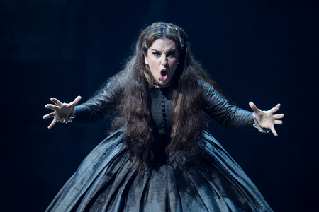 Berna Perles as Norma, "Norma" by Vincenzo Bellini at Teatro de la Maestranza, Seville, Spain, 14 November 2035 (photo)
