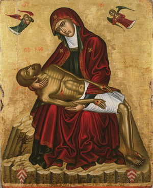 Pieta (tempera on panel)